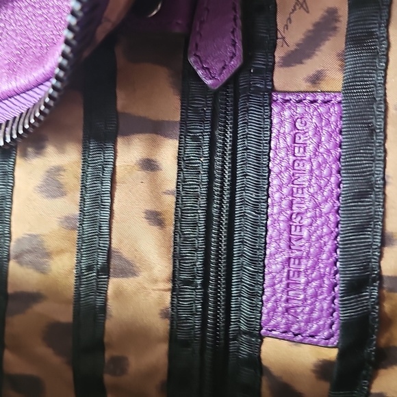 Aimee Kestenberg Stylish Purple Women\'s Leather Backpack. Comfy On. main image 4